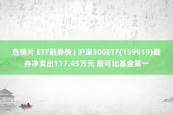 色情片 ETF融券榜 | 沪深300ETF(159919)融券净卖出117.45万元 居可比基金第一