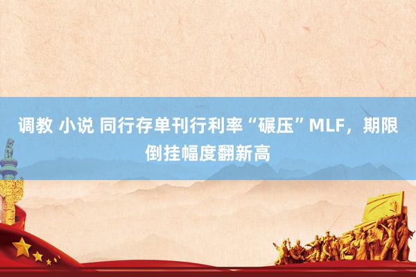 调教 小说 同行存单刊行利率“碾压”MLF，期限倒挂幅度翻新高