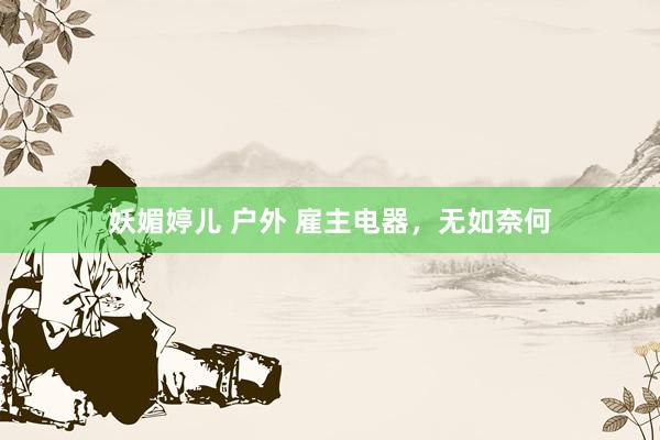 妖媚婷儿 户外 雇主电器，无如奈何