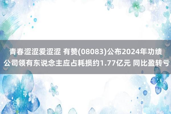 青春涩涩爱涩涩 有赞(08083)公布2024年功绩 公司领有东说念主应占耗损约1.77亿元 同比盈转亏
