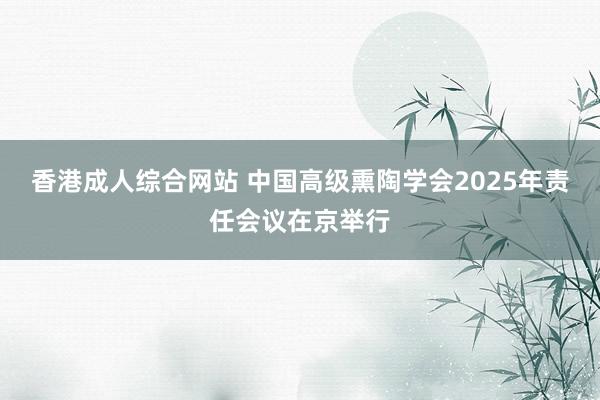 香港成人综合网站 中国高级熏陶学会2025年责任会议在京举行