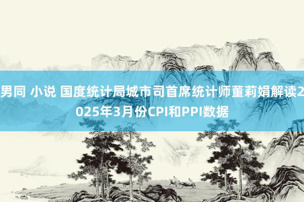 男同 小说 国度统计局城市司首席统计师董莉娟解读2025年3月份CPI和PPI数据