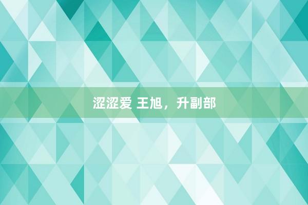涩涩爱 王旭，升副部